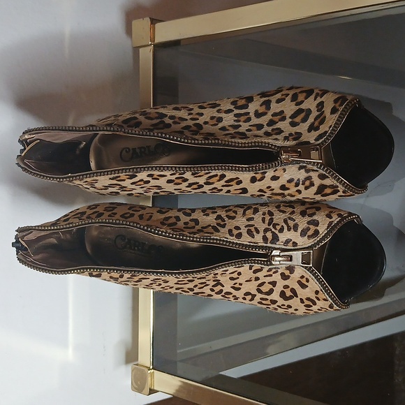 Carlos Santana women's veruca leopard print dress pumps size 7.5 - Picture 3 of 13